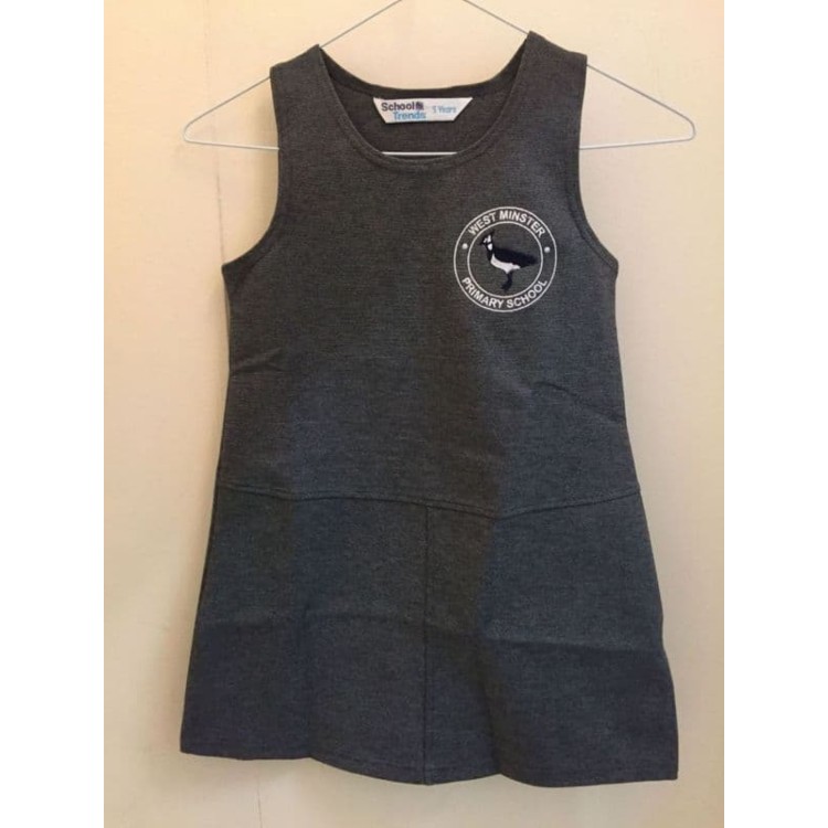 West Minster Primary Grey Pinafore